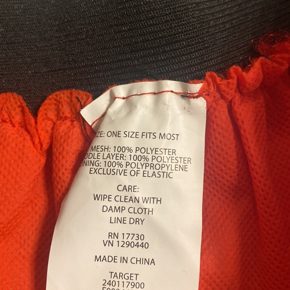 NWT TARGET Costume Halloween Red TuTu Skirt Womens OSFM - Picture 4 of 4